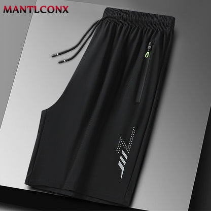 3XL Quick Dry Jogging Fitness Shorts Men Summer Sports Bottoms Thin Breathable Beach Short Pants Male Running Shorts Lightweight