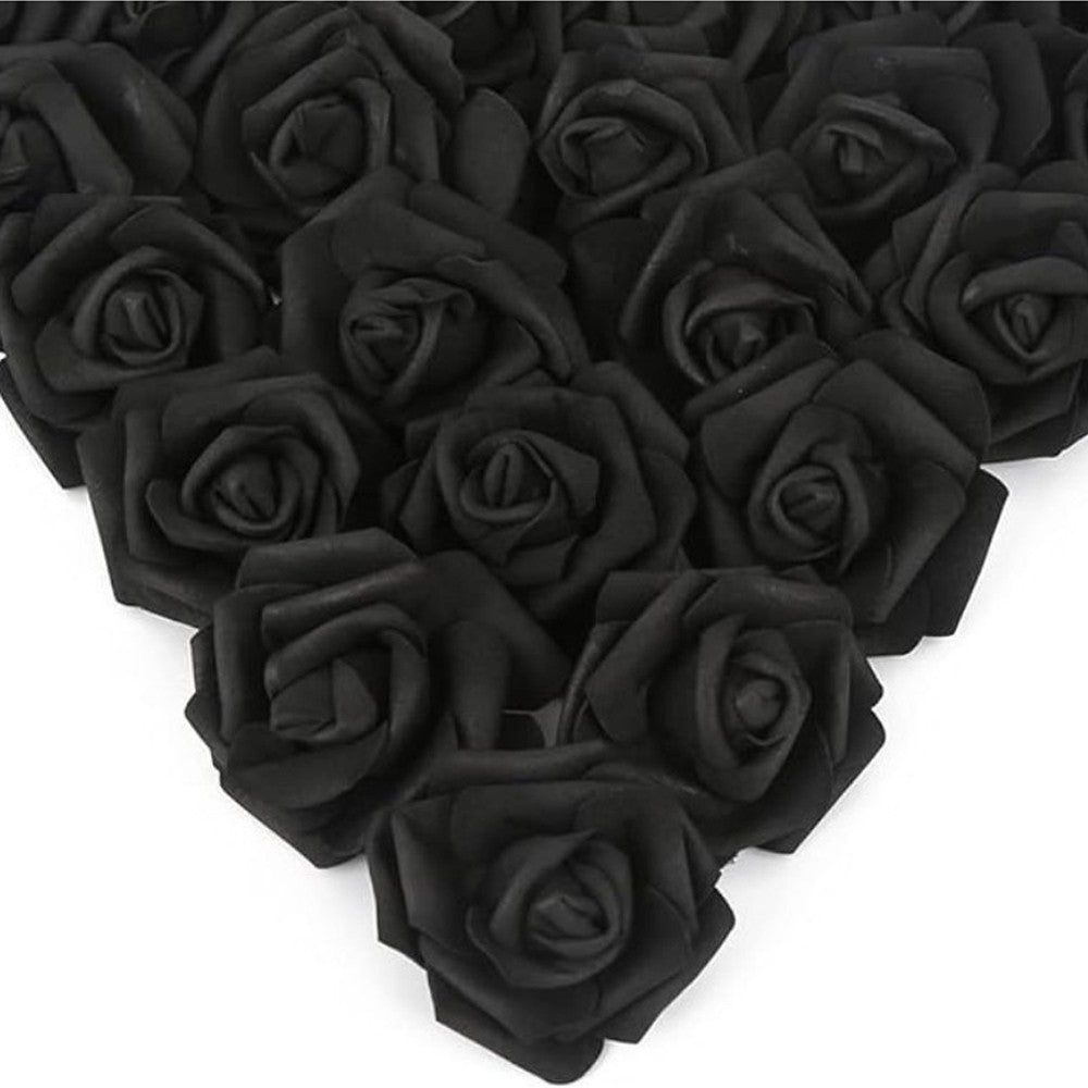 2000/10pcs Mini  Artificial Rose Flowers Head  Rose Heads DIY Valentine's Day Roses Wedding Bouquets Party Gift Candy Box Decor
