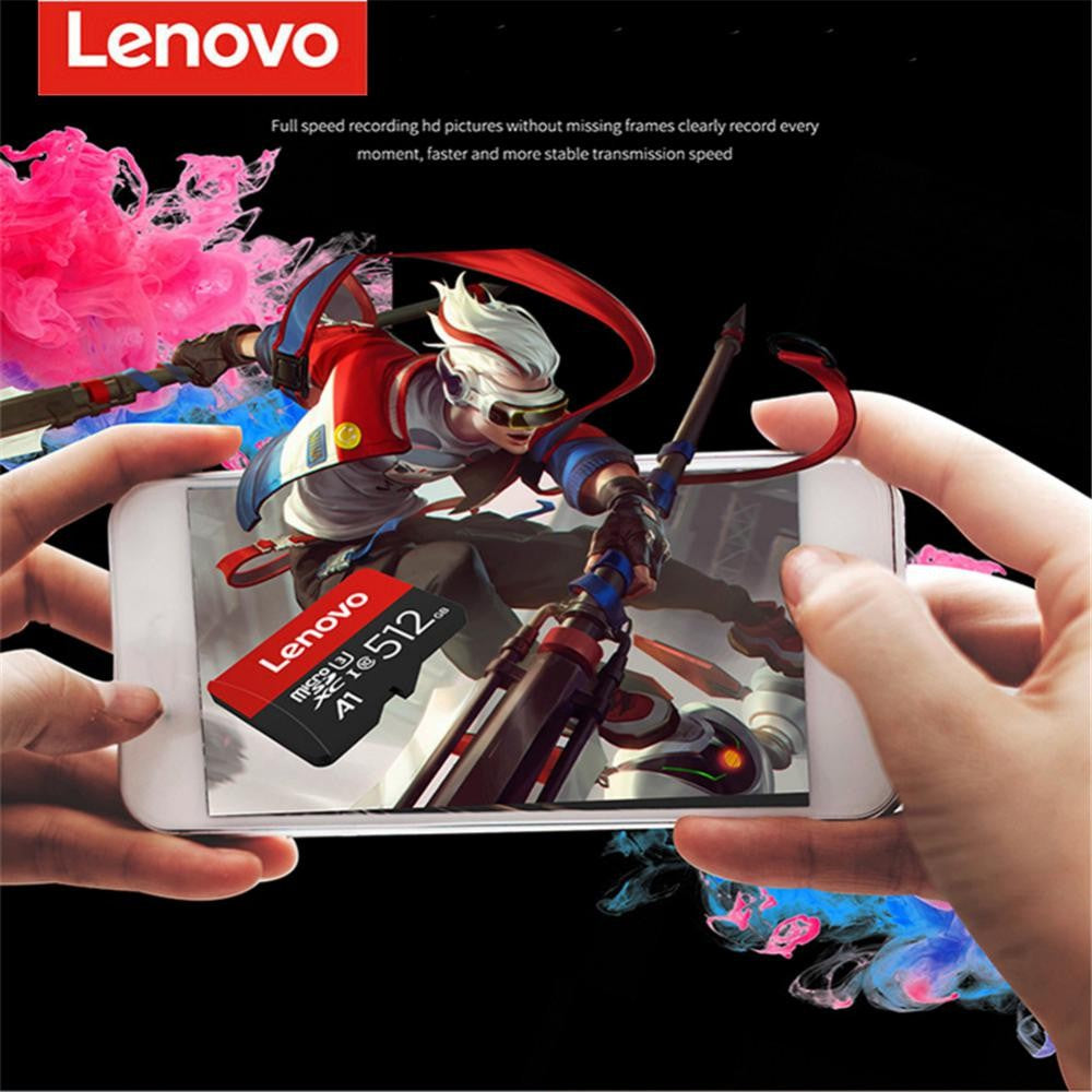 Cartão SD Lenovo Original 1TB Micro TF Mini SD 256GB 512GB 128GB 64GB Cartão de Memória TF Flash para Celular/Computador/Câmera Dropshipping