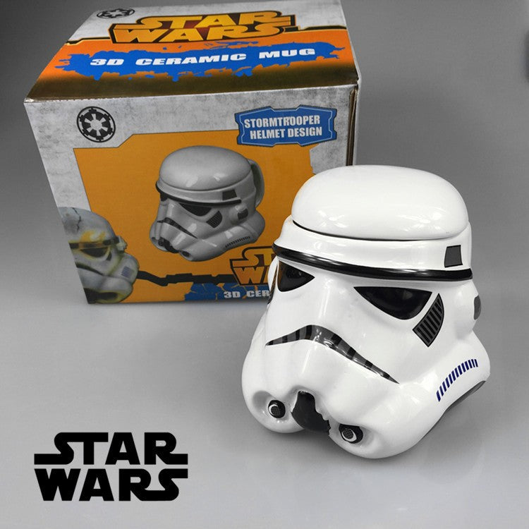 The Mandalorian Mugs Star Wars Creative Mug Electroplated Ceramic Milk Coffee Cups Xmas Anniversary Valentines Birthday Gifts