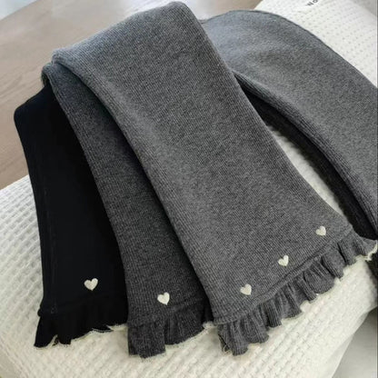 Girls Fleece Lined Flare Leggings Children Winter Warm Kids Pants Slim Fit Thermal Trousers Korean Fashion Outerwear Clothes