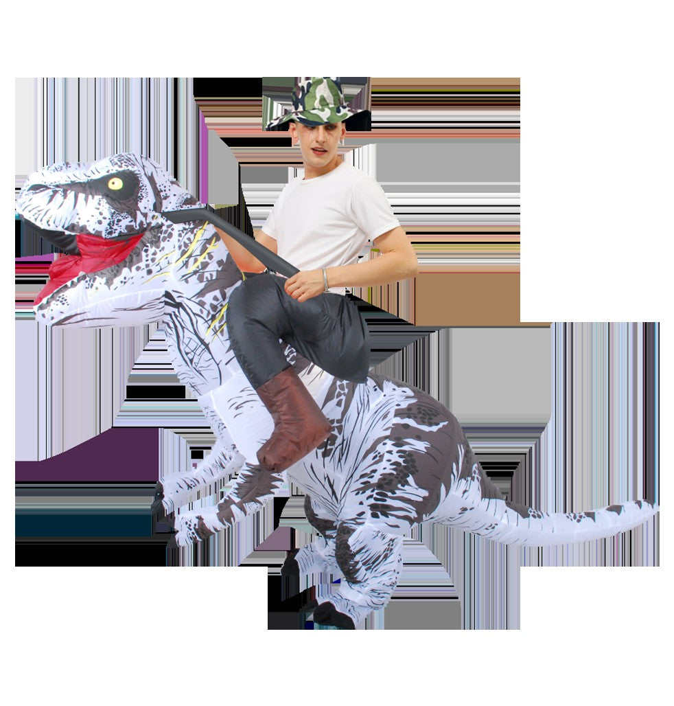 T-REX Monster Inflatable Costume Blow Up Cosplay Dinosaur Clothing Carnival Halloween Christma Dress For Man Woman Party Show