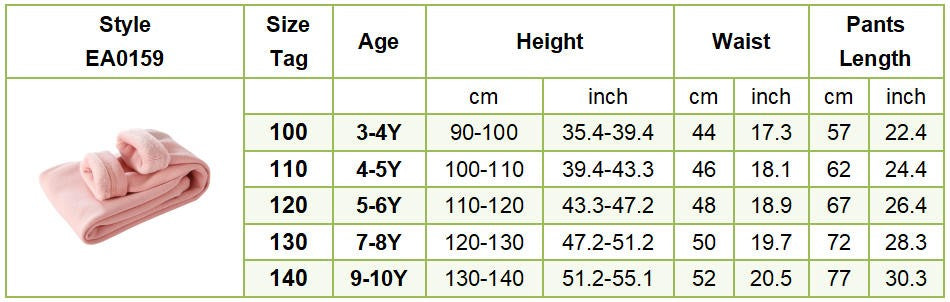 Girls Fleece-Lined Thermal Leggings Children Winter Thickened Warm Comfortable Outdoor Pants Kids Solid Color Casual Bottoms