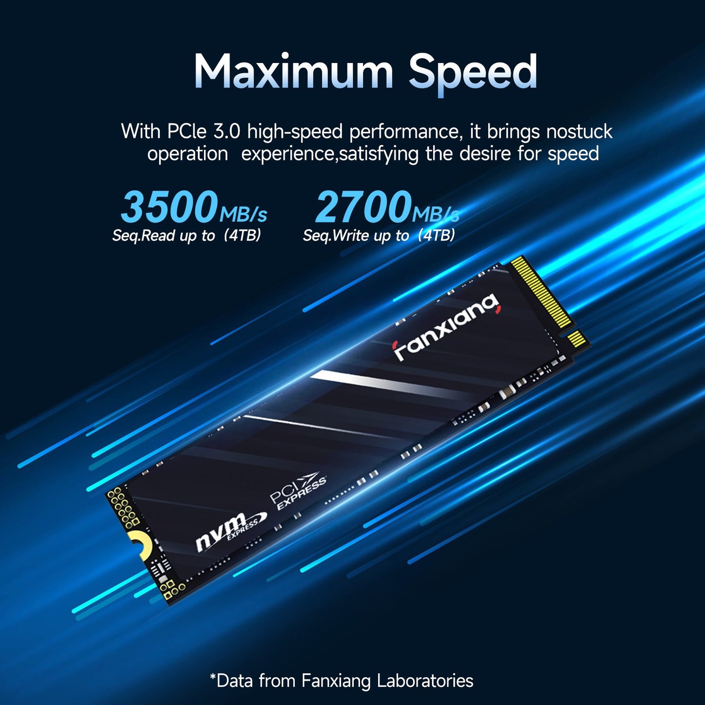 Fanxiang S501Q 3500MB/s M.2 SSD Disco Rígido 512GB 1TB 2TB PCIe 3.0 NVMe M2 SSD Unidade de Estado Sólido Interna para Laptop Desktop PC