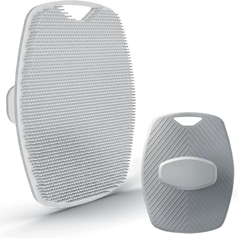 1/5pc Soft Silicone Exfoliating Brush Cleanser Manual Body Cleansing Care Scrubber Shower Gentle Massage Bath For Men