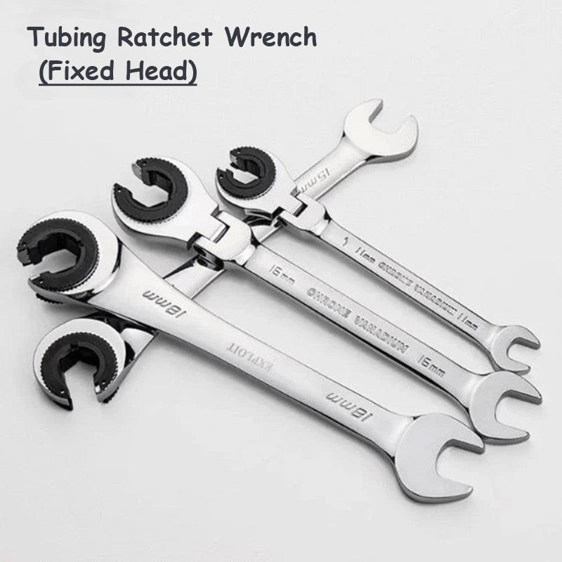 1PC Tubing Ratchet Wrench Ratchet Combination Metric Wrench Set Hand Tools Torque Gear Socket Nut Tools a Set of Key