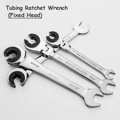 1PC Tubing Ratchet Wrench Ratchet Combination Metric Wrench Set Hand Tools Torque Gear Socket Nut Tools a Set of Key