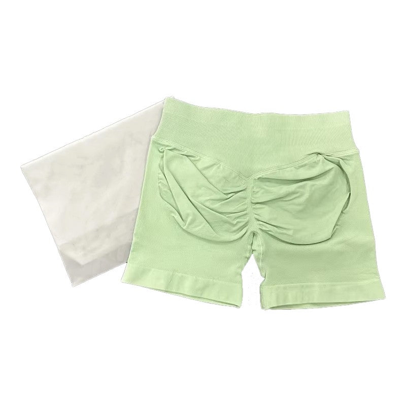 D-logo Impact Shorts Seamless Scrunch Bum Workout Gym Shorts Low Ribbed Waist Band Yoga Short Booty Hight Stretch Running shorts