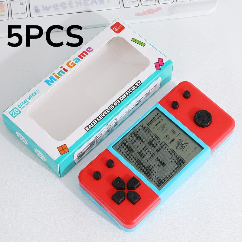 Pocket Tetris Handheld Game Console Retro Electronic Game Player Portable Stress Relief Toy