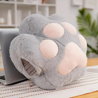 Blanket nap Cat paw throw pillow dual-use office good hand warmer pillow Car air conditioner 2-in-1 pillow
