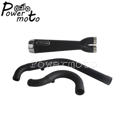 Motorbike Exhaust Pipes Exhaust Baffle Muffler For Harley M8 Softail Low Rider S T Fat Street Bob Standard Slim Deluxe 2018-2025