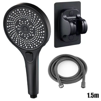Chuveiro de tela grande com 3 modos de velocidade, acessórios portáteis para chuveiro, suprimentos de banheiro, kit completo de acessórios de chuveiro