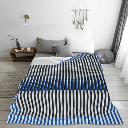 Carlos Cruz-Diez Blanket Soft Warm Flannel Throw Blanket Bedspread for Bed Living room Picnic Travel Home Couch