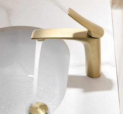 Torneiras de Luxo VGX para Banheiro Misturador de Lavatório Torneira Gourmet Quente e Fria Latão Cromado Preto Dourado Escovado