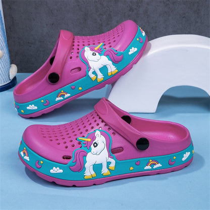 New Kids Clogs Baby Girls Slippers Summer Beach Water Shoes Indoor Outdoor EVA Casual Slipper Cute Little Girls Shoes Sandals