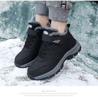 Winter velvet men's shoes Top Quality Casual Snow Boots Waterproof Warm Men boots Outdoor male Trekking Sneaker Botas Zapatos