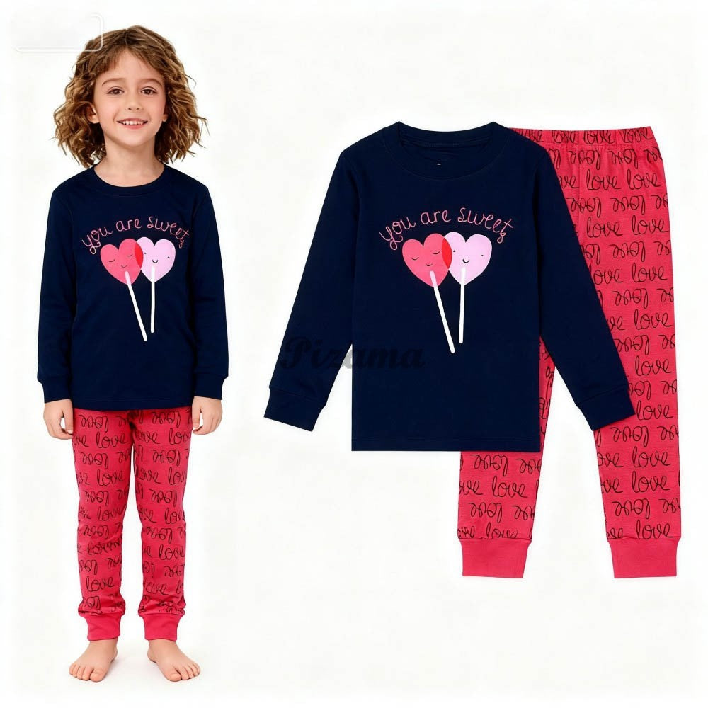 100 Cotton Girls Pajamas Sets Bunny Airplane Castle Animal Cartoon Kids Pyjamas Boys Pijamas Infantil Xmas Children Sleepwear