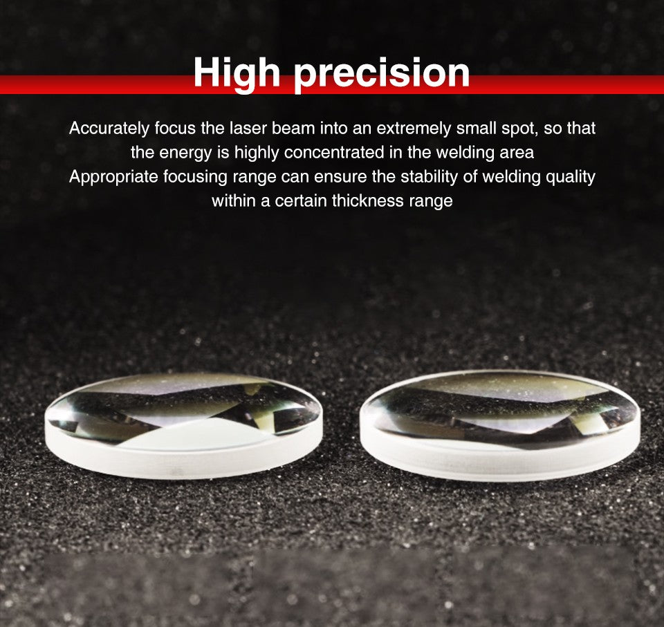 5PCS Handheld Welding Cleaning Focus Collimation Lens D20x4.5 F150/200/400/600 D16x5 Laser for Precision Optical Equipmen