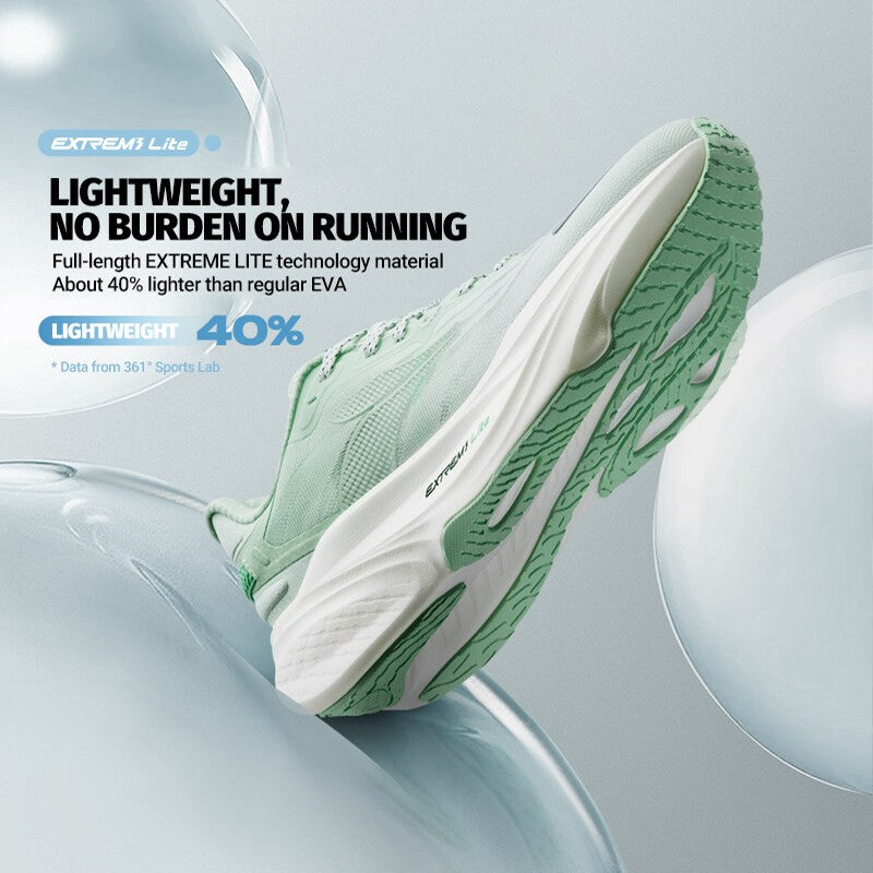 361 Degrees HALF TIME RUN 2 Men Running Shoe Soft Breathable Rebound Lightweight Shock-absorber Versatile Male Sneaker 672522201