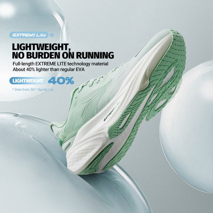 361 Degrees HALF TIME RUN 2 Men Running Shoe Soft Breathable Rebound Lightweight Shock-absorber Versatile Male Sneaker 672522201