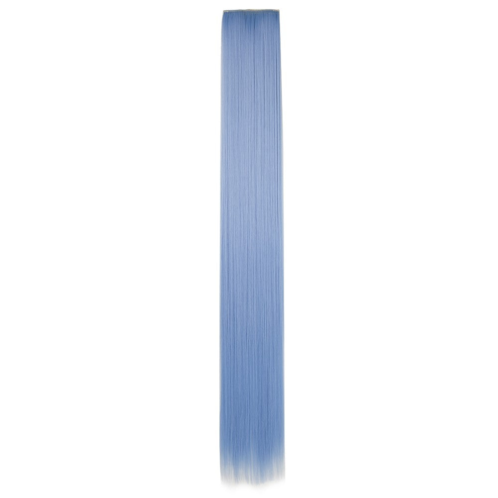 Clip in Hair Extensions Colored Party Highlights 30 inches Multi-colors Straight Hair Synthetic Hairpieces