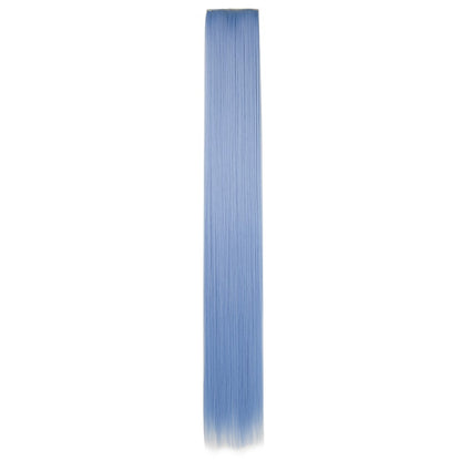 Clip in Hair Extensions Colored Party Highlights 30 inches Multi-colors Straight Hair Synthetic Hairpieces