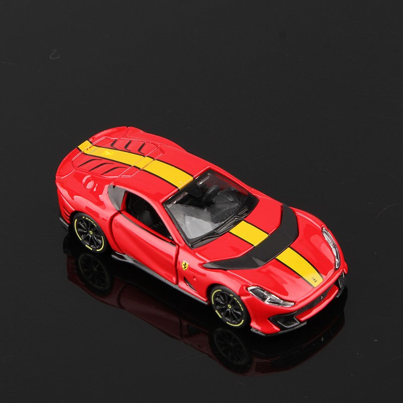Bburago 1:64 Ferrari Daytona SP3 812 Competizione Carro Modelo Liga Miniatura Veículos Fundidos Brinquedo Coleção de Presente