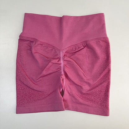 Ignite Shorts for Women Scrunch Bum Gym Shorts Fitness Mid Waist Seamless Yoga Shorts Butt Lifting Workout Short Leggings