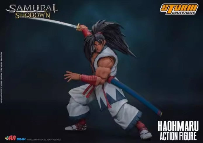 ?Original?Storm Collectibles 1/12 Scale SNK Samurai Shodown Haohmaru Normal Color & Blood Version Action Figure Model Toys