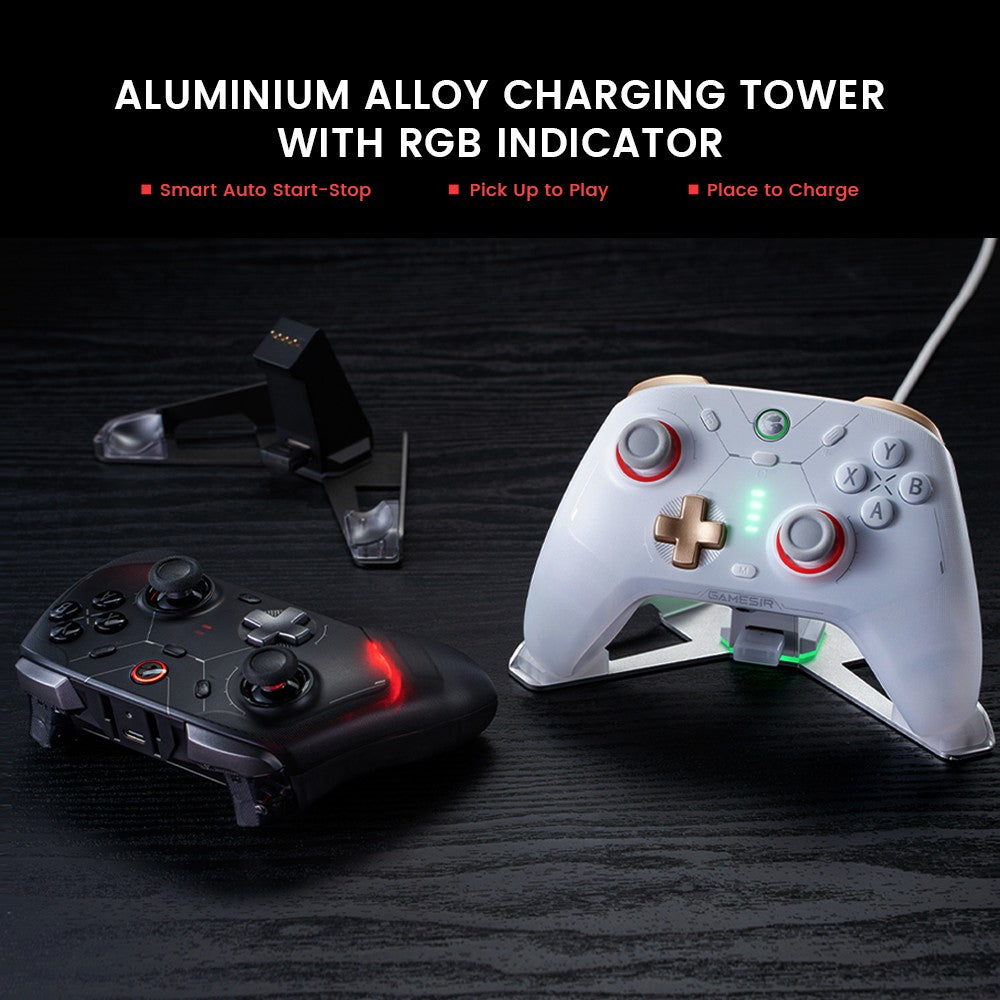 Gamesir Cyclone 2 Wireless Controller with  Hall effect Controller for PC Steam Switch ios Andrioid Optional base