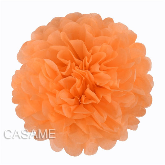 10 pcs 6 inches colorful Elegant Tissue Paper Pom Pom Decorations for Parties, Weddings, and Events
