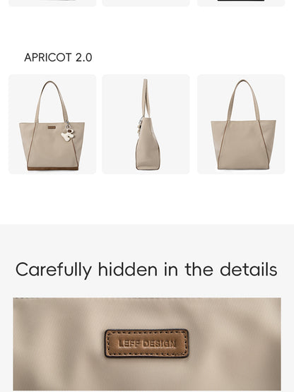 LEFF Luxury Women's Tote Bag Crossbody Bag High End Large Capacity Shoulder Bags Nylon Waterproof Commuting Bag Outdoor Bags