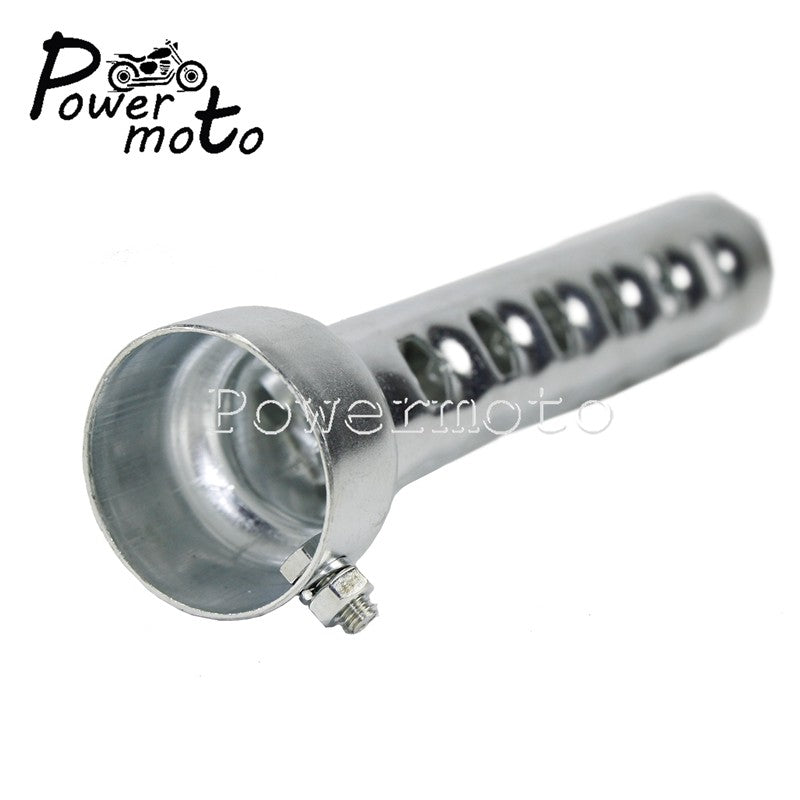 Motorcycle Exhaust Muffler 8" Length Muffler w/ DB Killer Noise Eliminator For Harley Softail Dyna Fat Bob FLHT FXST Drag Pipes