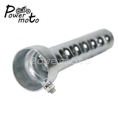 Motorcycle Exhaust Muffler 8" Length Muffler w/ DB Killer Noise Eliminator For Harley Softail Dyna Fat Bob FLHT FXST Drag Pipes
