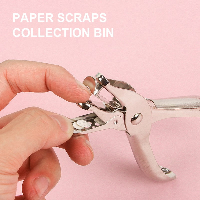 Single Hole Puncher Capacity 6mm Diameter Hole Puncher Hand Paper Cutter Paper for Scrapbooking Tool Home Office School Supplies