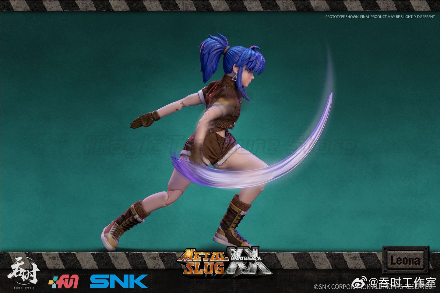 ?MT?Original TUN SHI Metal Slug XX Leona Heidern 1/12 Action Figure Colecionável