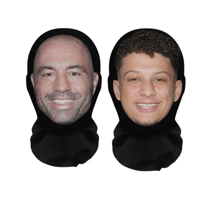 3D Hyper Realistic Funny Balaclava 2 Pack, Elastic Breathable Full Face Cover for Halloween Cosplay Prank Party Outdoor Wear