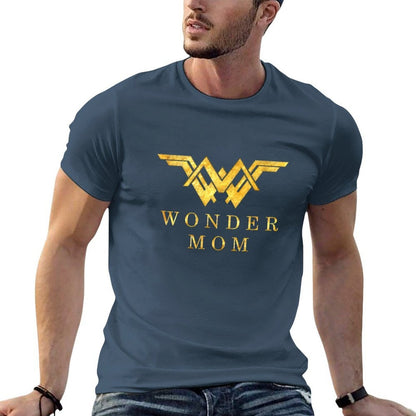 Wonder Mom T-Shirt t shirts for man graphic vintage black cotton t-shirt plain for man package T-Shirt