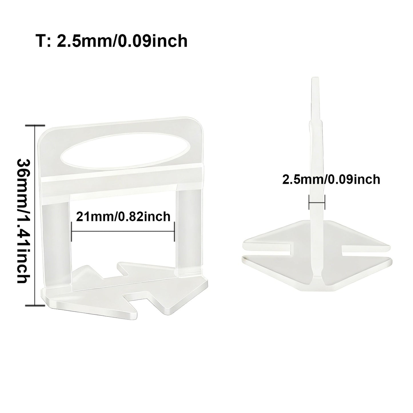 Kit Alicate Cunhas e Clips Niveladores de Revestimento de Chão e Parede para Ferramentas de Construção de 50-200 peças