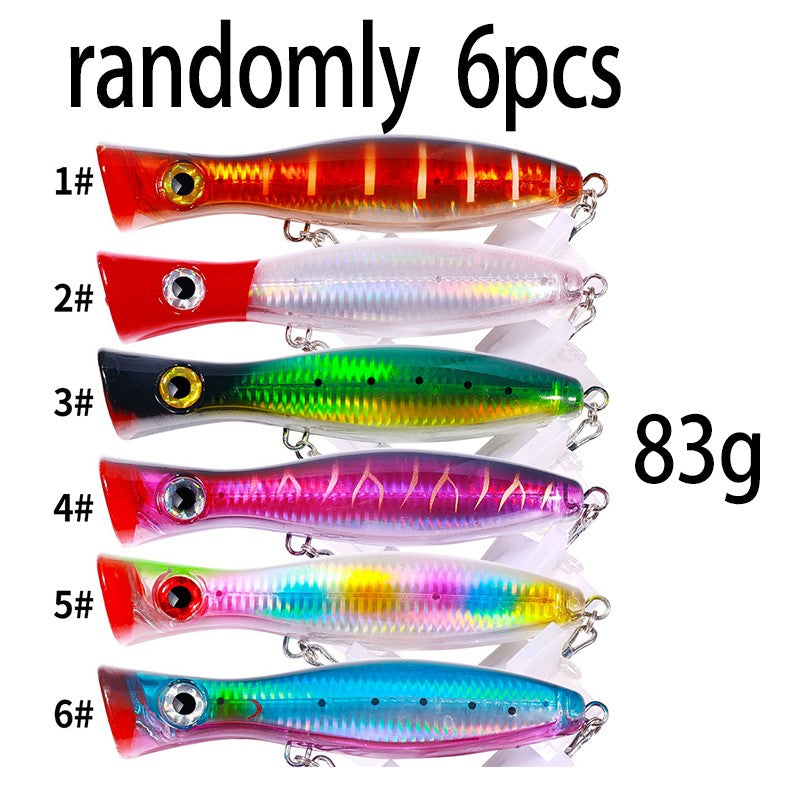 Iscas de Pesca Popper Topwater 11cm 23g 13cm 43g Pesca Boia Artificial Pesca de Baixo, Lúcio, Carpa, Wobbler, Artigos de Pesca