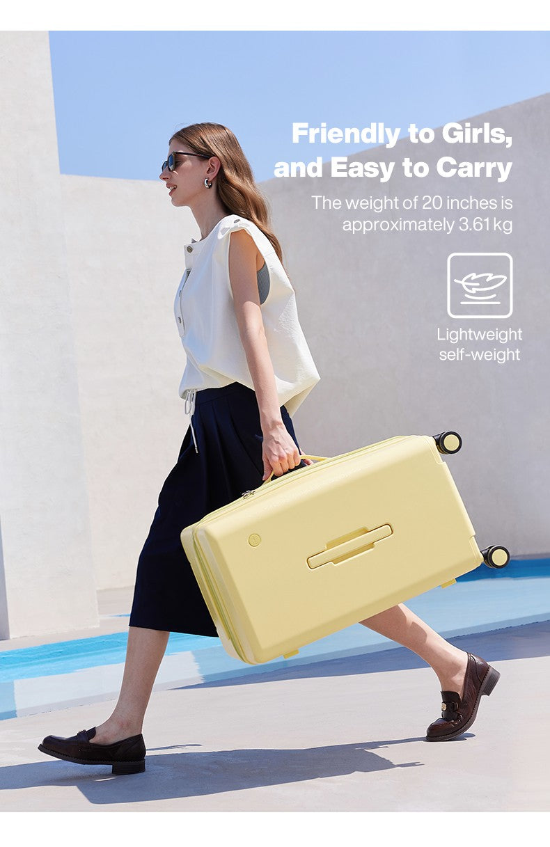 Mixi Large-Capacity Suitcase 24 26nch Checked in Rolling Wheels PC Luggage TSA Lock Trolley Case Travel Suitcases Trunk M9301