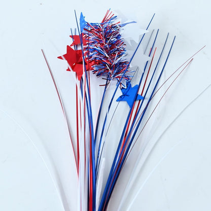 1Pc Independence Day Firework Star Picks Red White Blue Home Party Decorations American National Day Festival Scene Layout Ornam