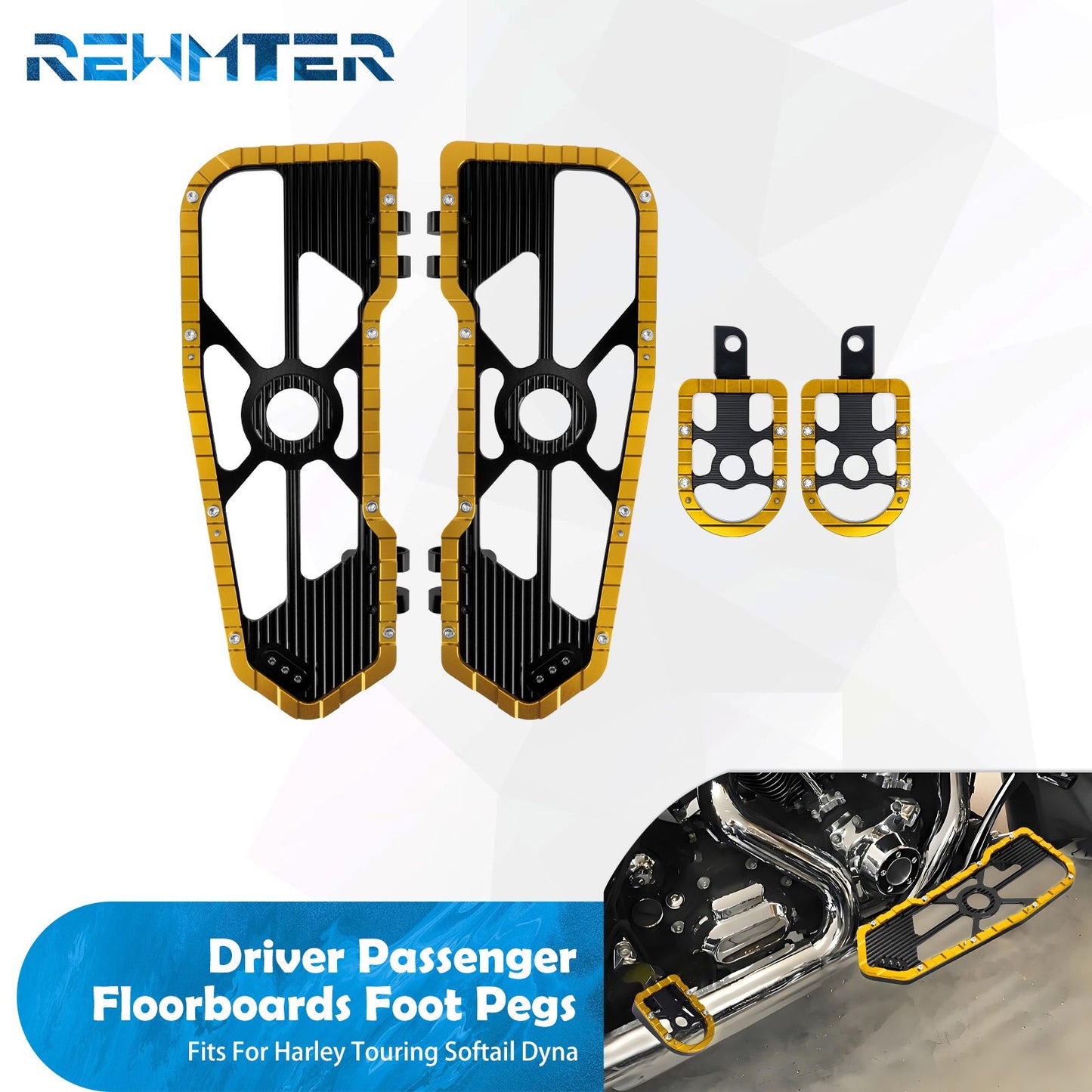Plataformas Dianteiras para Motocicleta, Apoio de Pé Traseiro para Passageiro, Pedaleiras para Harley Touring Road King Street Glide Softail Fat Boy 1986-2025