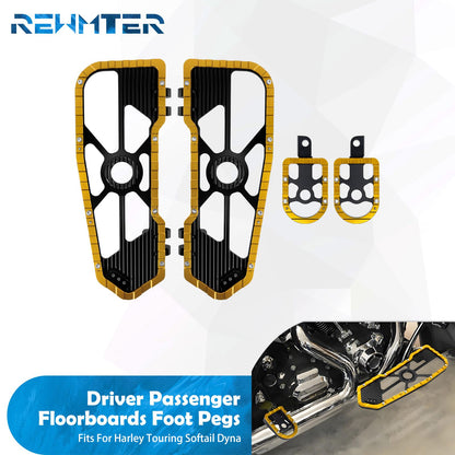 Plataformas Dianteiras para Motocicleta, Apoio de Pé Traseiro para Passageiro, Pedaleiras para Harley Touring Road King Street Glide Softail Fat Boy 1986-2025
