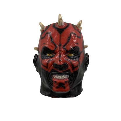 Jedi Knight Sidious Lightsaber Sith Alien Darth Maul Mask Halloween Mask Science Fiction Movie Props Darth Maul Cosplay Masques