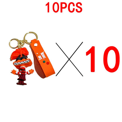 30 Peças/Conjunto Atacado Chaveiro Divertida Mente 2 Boneco de Personagem de Desenho Animado Fofo Chaveiro Pingente de Boneca de Personagem de Filme para Presente Infantil