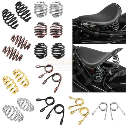 Banco Solo Selim Assento com Mola para Harley Dyna Fatboy Sportster Softail XL1200 XL883 Bobber Chopper XL 883 1200