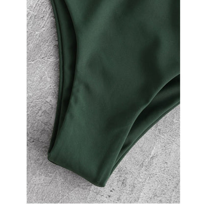 Bkini Kawaii Cartoon Avocado Printed Women's Swimsuit Push Up Two-Pieces No Steel 2025 Women Swimwear trajes de baño mujer