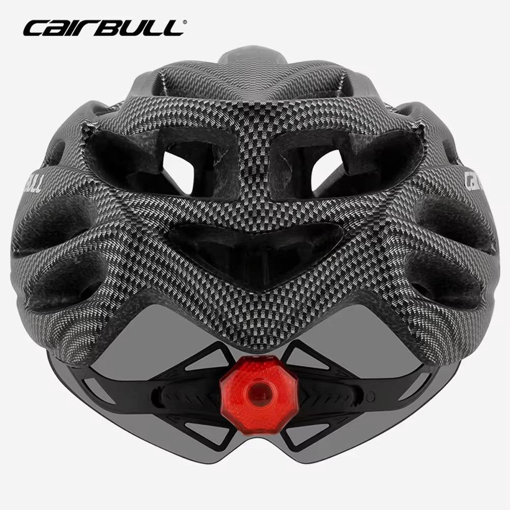 Cairbull Capacetes de Ciclismo MTB Mountain Road Capacete de Bicicleta de Corrida Leve Respirável Led Segurança Capacete de Bicicleta 54-62cm Casco