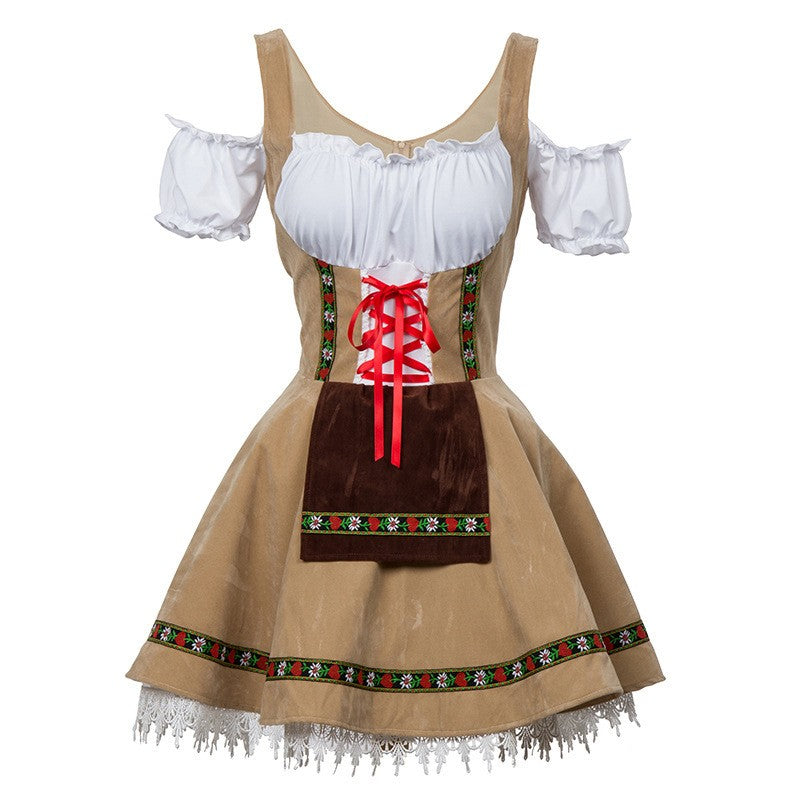 Halloween Party Costumes Makeup Dance Cosplay Clothing Stage Performance Costume Beer Girl Dresses